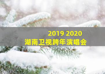 2019 2020湖南卫视跨年演唱会